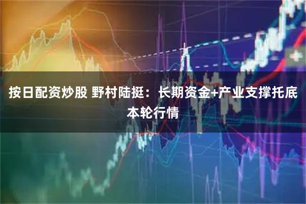 按日配资炒股 野村陆挺:长期资金+产业支撑托底本轮行情